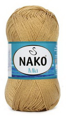Fir de tricotat sau crosetat - Fir BUMBAC 100% NAKO MIA BEJ 6661