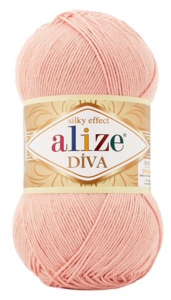Fir de tricotat sau crosetat - Fir microfibra ALIZE DIVA FREZ 400 - Img 2