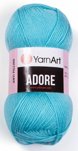 Fir de tricotat sau crosetat - Fire acril anti pilling YARNART ADORE COD 342