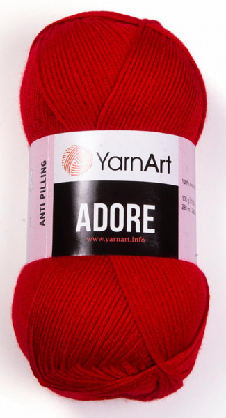Fir de tricotat sau crosetat - Fire acril anti pilling YARNART ADORE COD 352