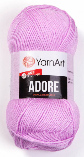 Fir de tricotat sau crosetat - Fire acril anti pilling YARNART ADORE COD 362