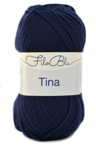 Fir de tricotat sau crosetat - Fire Filo Blu - Tina - ALBASTRU MARIN - 03