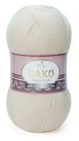 Fir de tricotat sau crosetat - Fire tip mohair acril NAKO ANGORA LUKS CREAM 6890