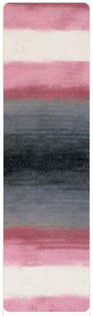 Fir de tricotat sau crosetat - Fire tip mohair din acril Alize Angora Gold Batik degrade 1602 - Img 2