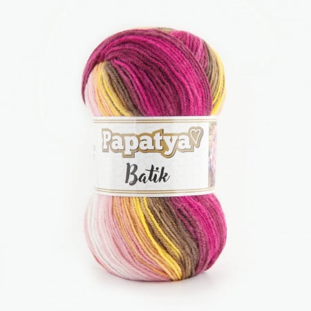 Fir de tricotat sau crosetat - Fire tip mohair din acril Kamgarn Papatya Batik degrade 32