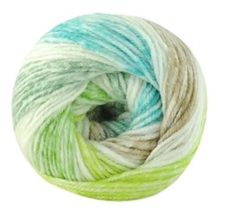 Fir de tricotat sau crosetat - Fire tip mohair din acril Kamgarn Cicibebe Sweetie Colors degrade 104 - Img 2