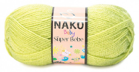 Fir de tricotat sau crosetat - Fire tip mohair din acril Nako SUPER BEBE VERNIL 5819