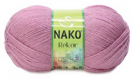 Fir de tricotat sau crosetat - Fire tip mohair din acril premium Nako REKOR MOV 275