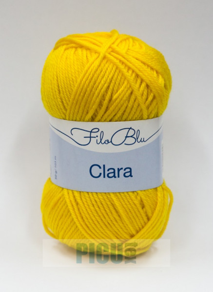 Fir de tricotat sau crosetat - Fire tip mohair din poliester Filo Blu - Clara 20
