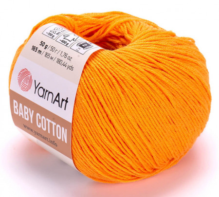 Fir de tricotat sau crosetat - Fire YARNART BABY COTTON COD 425