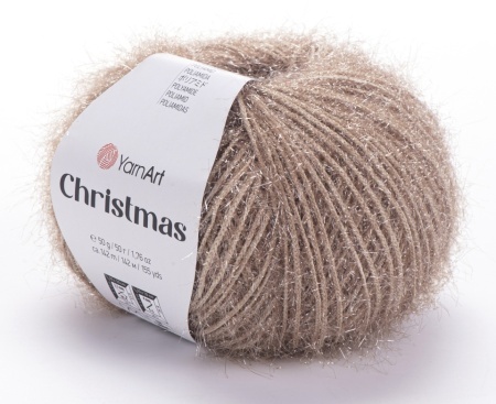 Fir de tricotat sau crosetat - Fire YARNART CHRISMAS GRI COD 44