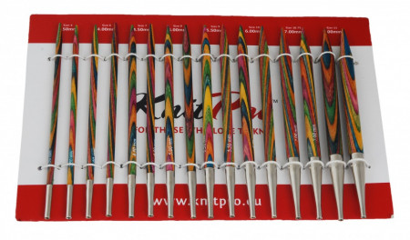 KnitPro SYMFONIE WOOD - set andrele interschimbabile DELUXE