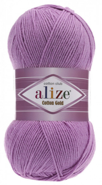 Fir de tricotat sau crosetat - Fir ALIZE COTTON GOLD LILA 43