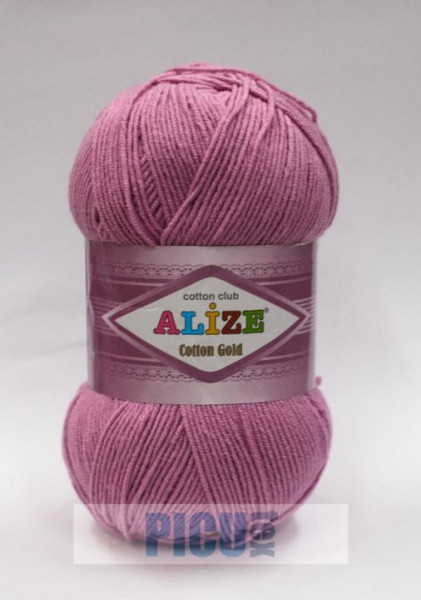Fir de tricotat sau crosetat - Fir ALIZE COTTON GOLD MOV 98