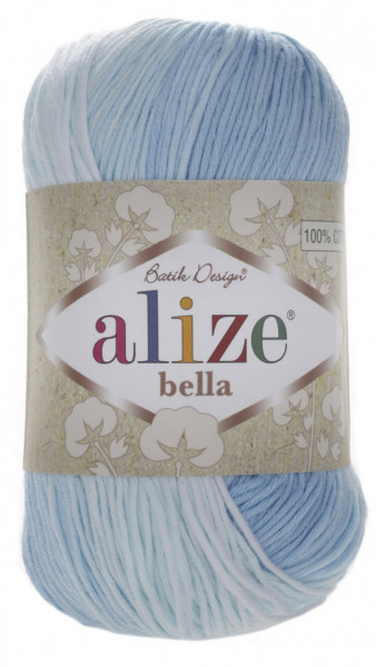 Fir de tricotat sau crosetat - Fir BUMBAC 100% ALIZE BELLA BATIK 100 COD 2130