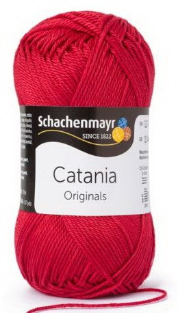 Fir de tricotat sau crosetat - Fir BUMBAC 100% MERCERIZAT CATANIA KIRSCHE 424