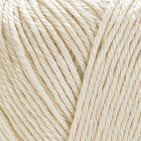 Fir de tricotat sau crosetat - Fir BUMBAC 100% MERCERIZAT YARNART LUXOR CREAM COD 1202 - Img 2