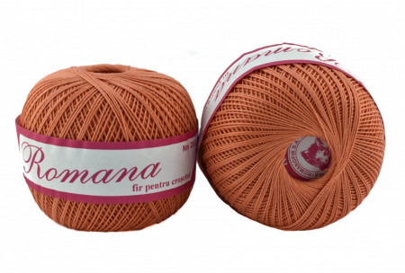 Fir de tricotat sau crosetat - Fire Bumbac 100% ROMANA - ROMANOFIR BOBINA 1326 - Img 2