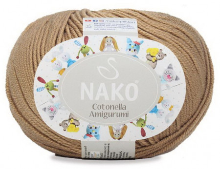 Fir de tricotat sau crosetat - Fire NAKO COTONELLA AMIGURUMI BEJ 974