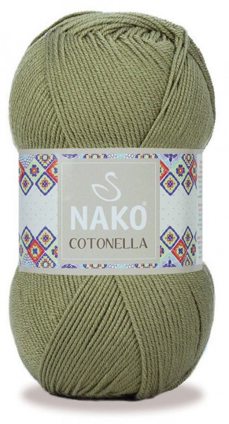 Fir de tricotat sau crosetat - Fire NAKO COTONELLA KAKI 268