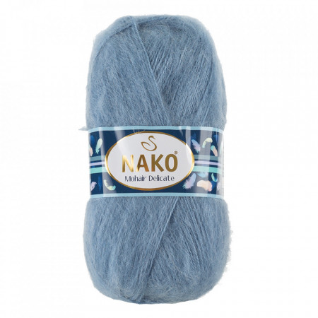 Fir de tricotat sau crosetat - Fire tip mohair acril NAKO MOHAIR DELICATE - BLEO COD 1986 / 6122