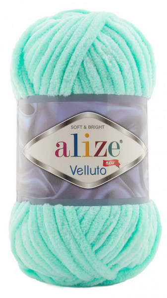 Fir de tricotat sau crosetat - Fire tip mohair din acril ALIZE VELLUTO VERNIL 19