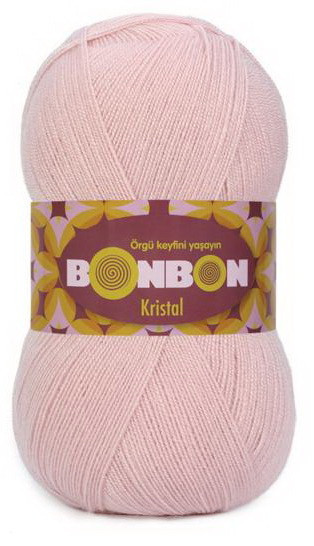 Fir de tricotat sau crosetat - Fire tip mohair din acril BONBON KRISTAL 98418