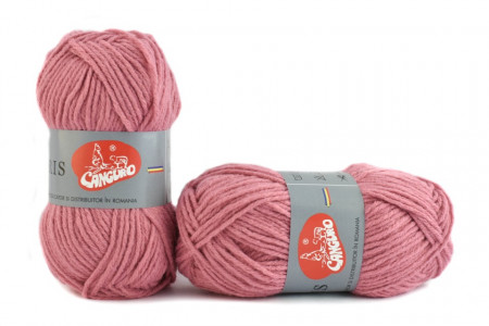 Fir de tricotat sau crosetat - Fire tip mohair din acril CANGURO - TRIS ROZ 398 - Img 2