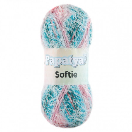 Fir de tricotat sau crosetat - Fire tip mohair din acril Kamgarn Papatya Softie Degrade 705