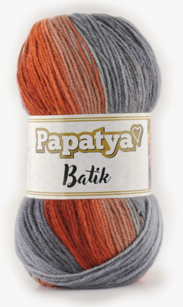 Fir de tricotat sau crosetat - Fire tip mohair din acril Kamgarn Papatya Batik degrade 44