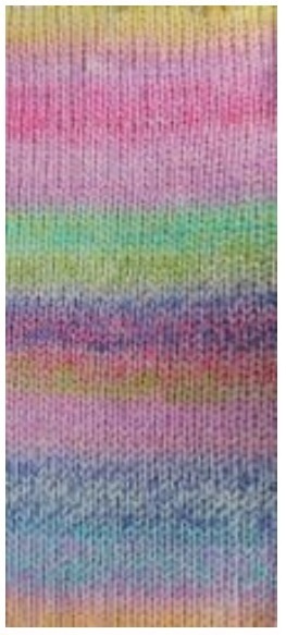 Fir de tricotat sau crosetat - Fire tip mohair din acril NAKO HERCAI DEGRADE 28239 - Img 2