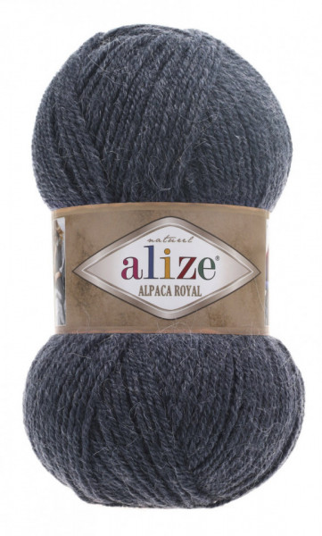 Fir de tricotat sau crosetat - Fire tip mohair din alpaca 30%, lana 15%, acril 55% Alize Alpaca Royal DENIM 203