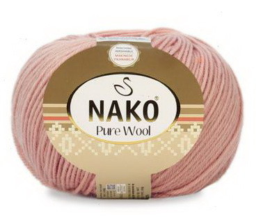 Fir de tricotat sau crosetat - Fire tip mohair din lana 100% Nako PURE WOOL ROZ 11632