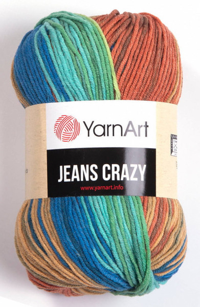 Fir de tricotat sau crosetat - Fire YARNART JEANS CRAZY COD 8209