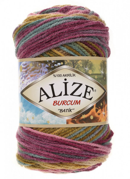 Fir de tricotat sau crosetat - Fir ACRILIC ALIZE BURCUM BATIK DEGRADE 4341