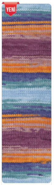 Fir de tricotat sau crosetat - Fir ACRILIC ALIZE BURCUM BATIK DEGRADE 7919 - Img 2