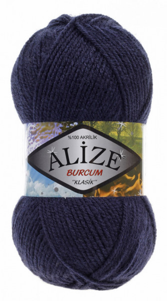 Fir de tricotat sau crosetat - Fir ACRILIC ALIZE BURCUM KLASIK BLEOMAREN 58 - Img 2
