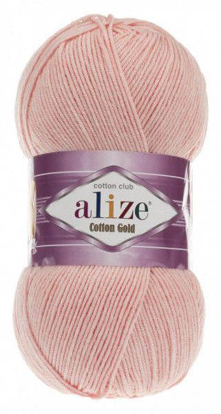 Fir de tricotat sau crosetat - Fir ALIZE COTTON GOLD PUDRA 393