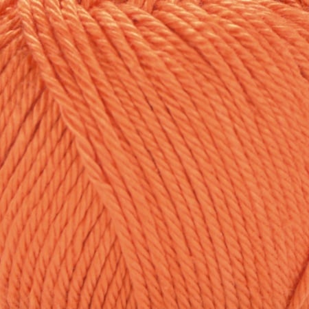 Fir de tricotat sau crosetat - Fir BUMBAC 100% MERCERIZAT YARNART LUXOR PORTOCALIU COD 1223 - Img 2