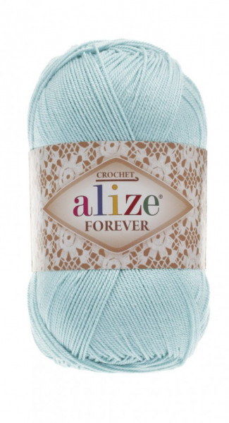 Fir de tricotat sau crosetat - Fir microfibra ALIZE FOREVER BLEO 501