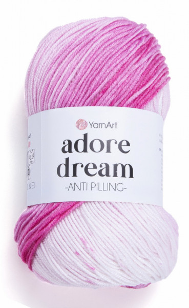 Fir de tricotat sau crosetat - Fire acril anti pilling YARNART ADORE DREAM COD 1062