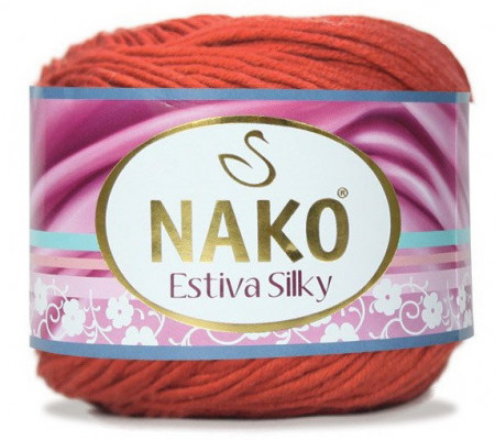 Fir de tricotat sau crosetat - Fire amestec Bumbac + Bambus NAKO ESTIVA SILKY 10450