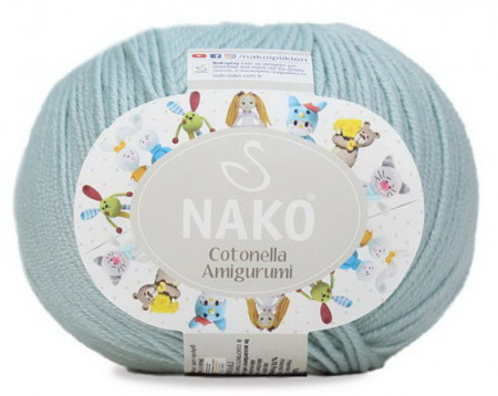 Fir de tricotat sau crosetat - Fire NAKO COTONELLA AMIGURUMI ROYAL MINT 10471