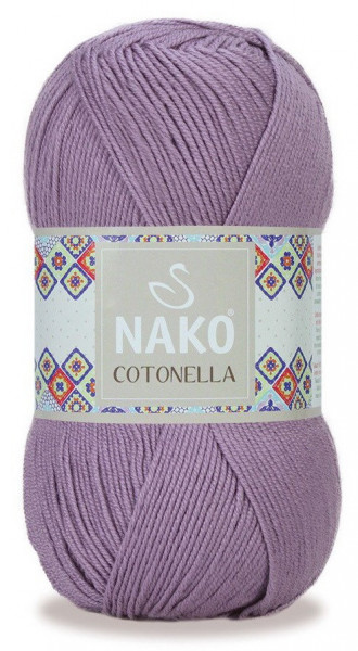 Fir de tricotat sau crosetat - Fire NAKO COTONELLA LILA 5118