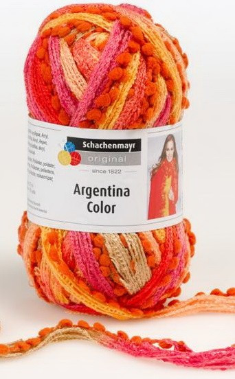 Fir de tricotat sau crosetat - Fire pretricotate esarfa Argentina Color degrade AC82