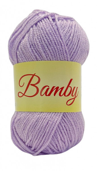 Fir de tricotat sau crosetat - Fire tip mohair din acril CANGURO - BAMBY LILA 1041