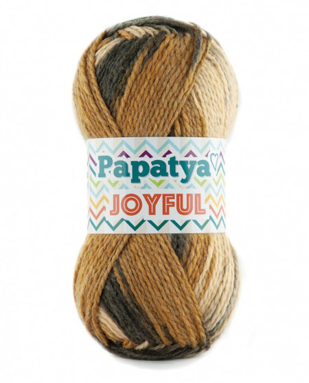 Fir de tricotat sau crosetat - Fire tip mohair din acril Kamgarn Papatya Joyful degrade 20