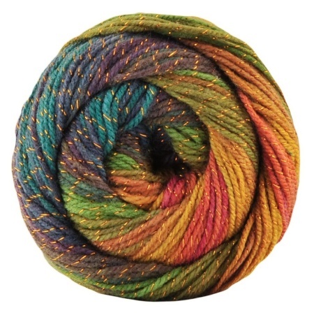 Fir de tricotat sau crosetat - Fire tip mohair din acril Kamgarn Papatya Batik Glitter degrade 09 - Img 2