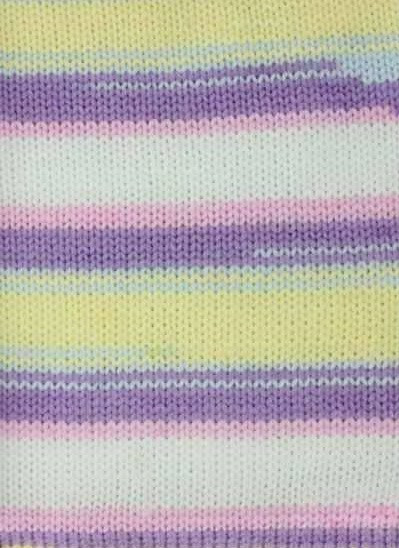 Fir de tricotat sau crosetat - Fire tip mohair din acril Kamgarn Cicibebe Batik degrade 10 - Img 2