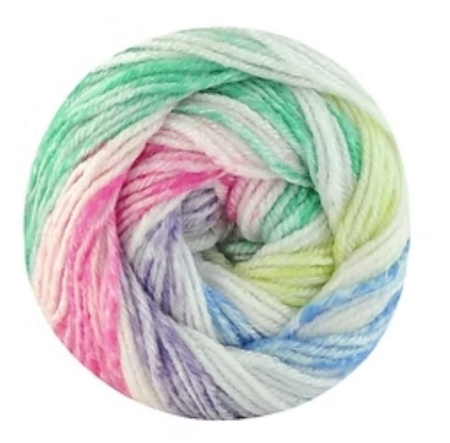 Fir de tricotat sau crosetat - Fire tip mohair din acril Kamgarn Cicibebe Sweetie Colors degrade 102 - Img 2